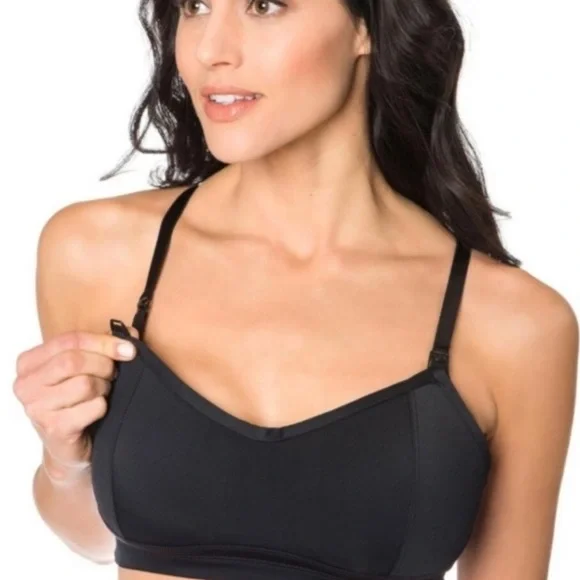 Motherhood Nursing & Sleep Bras — Teal, Purple, Pink, Black, Gray (5-Pack) - Picture 3 of 3